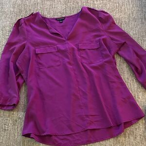 Banana Republic Magenta Blouse